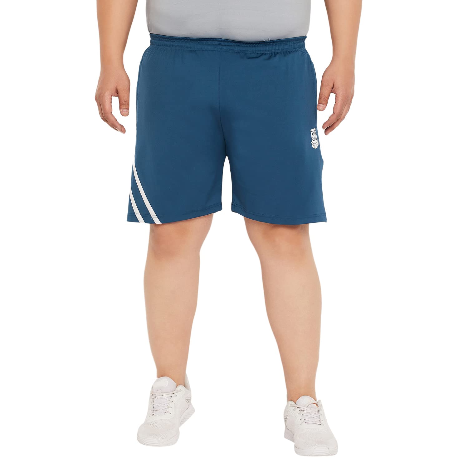 bigbanana Plus Size Men's Regular Fit Solid Shorts-picture-27