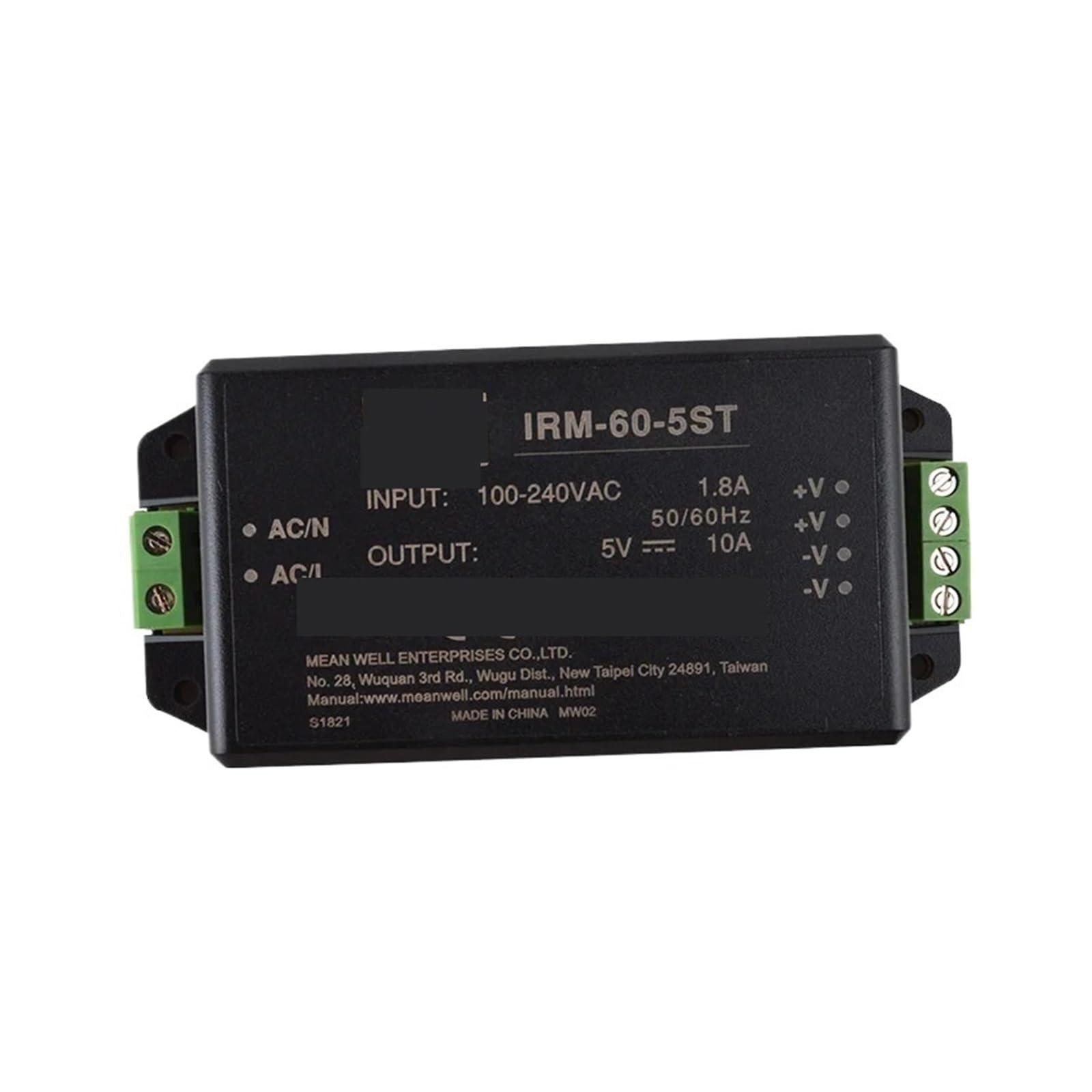 BRODEFUP IRM-60-ST 5V 12V 15V 24V 48V 10A IRM-60 60W AC-DC Power Module(IRM-60-12ST)