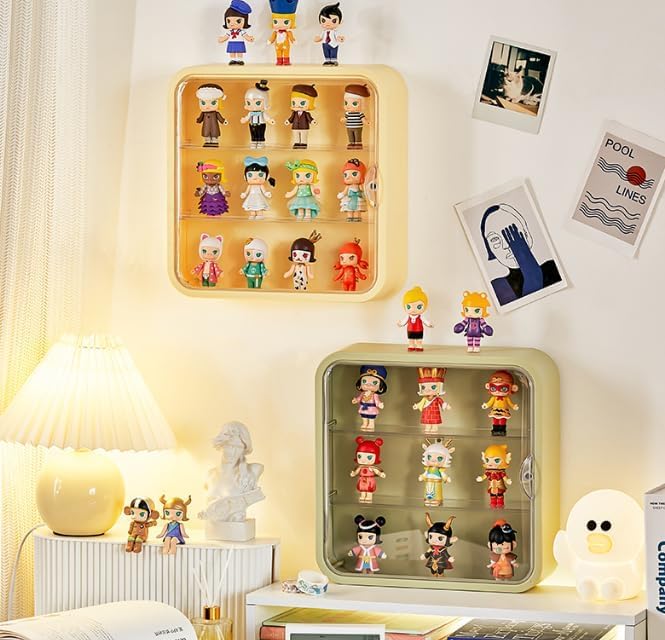 Amazon.co.jp: コレクションケース フィギュアケース 透明パネル 収納
