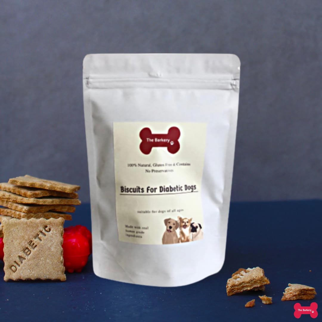 The Barkery by NV - Diabetic Adult Dog Biscuits | Natural and Gluten Free Dog Biscuits (300g) (B0CDPKZ881) Amazon Price History, Amazon Price Tracker