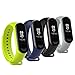 Fit-power - 3 cinturini di ricambio per lo Smart Watch Xiaomi Mi Band 3, non adatti per Mi Band 2/1S, Miband3-Pack of 4B