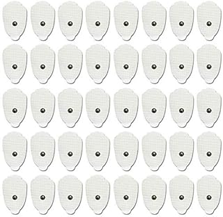 40pcs(20 Pairs) TENS Unit Replacement Snap on Electrode Pads Reusable Self-Adhesive Massage Pads