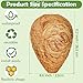 Windspeed 4 Pack Wasp Nest Decoys Silk Fabric Waterproof Paper Wasp Nest Decoys Hanging for Home/Garden/Outdoors