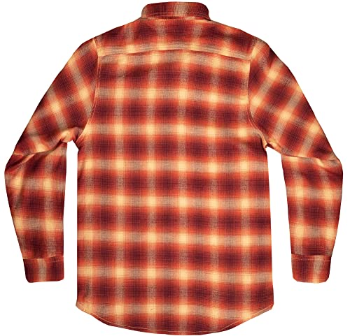 Mossy Oak Men's Standard Buffalo Plaid Flannel Shirt, Sunrise Gradient, X-Large #TOP1