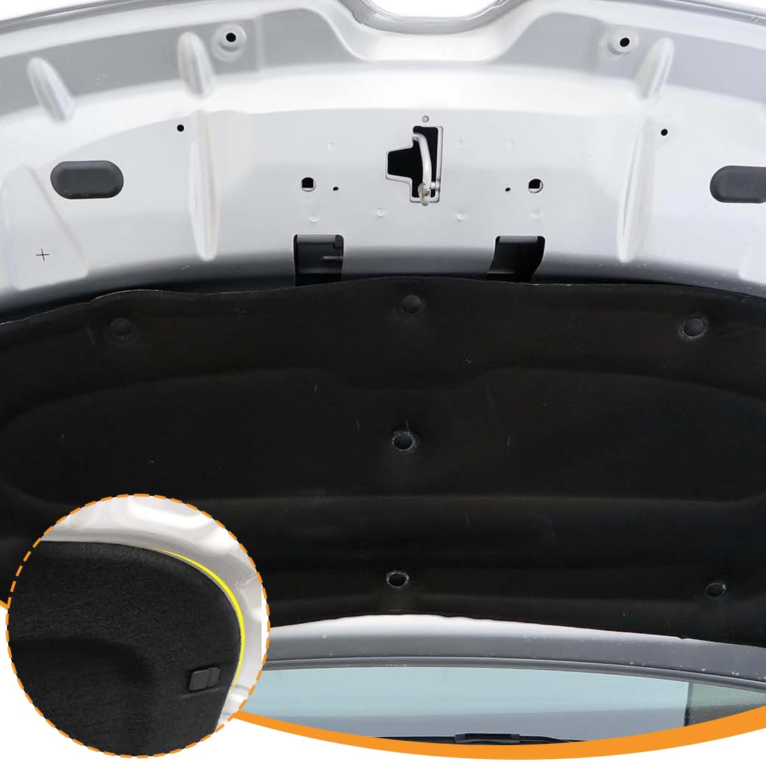 10 Pezzi Clip Fissaggio Auto Cofano Isolamento Pad Titolare, Accessori Universali Per Auto Furgoni Camion