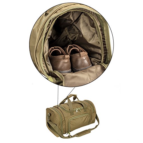 Gym-Duffel-Bag-for-Men-Sports-Duffel-Bag-with-Shoe-Compartment-GREEN-Model-A
