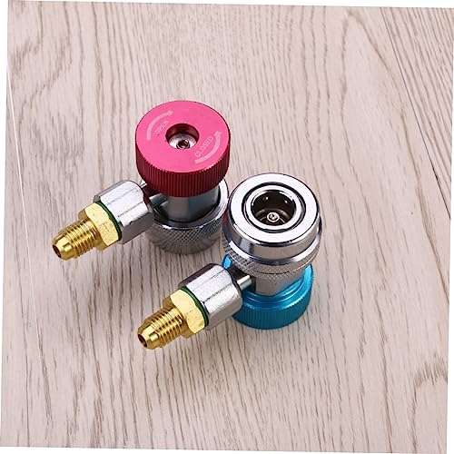 VICASKY Conector Adaptador 2Pcs Refrigerante Compatível Ar Condicionado Ac Para Carro Conectores Aut