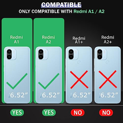 Image of TheGiftKart Liquid Silicon Back Cover Case for Mi Redmi A1 / A2 | Stylish Camera Protection Module | Micro-Fibre Lining Inside | Shockproof Back Cover Case for Mi Redmi A1 / A2 (Silicone, Green)