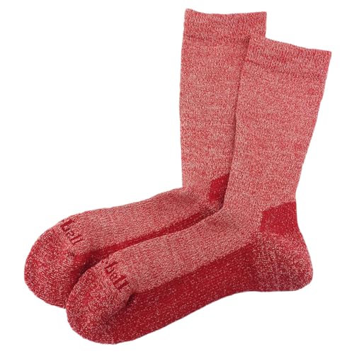 [モンベル] 靴下 レディース メリノウール ウォーキング ソックス 1118425 (レッド24(RD24) /L（25～27cm）)のサムネイル