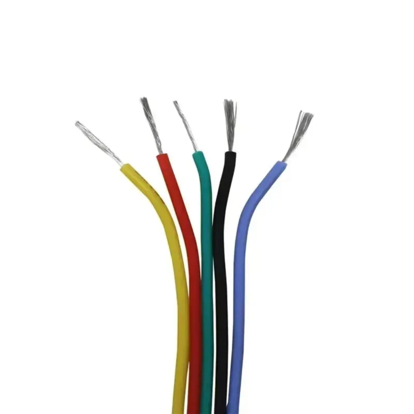 18-28AWG Cavi in silicone Flessibile Cable(Red; 5m; 26 AWG)