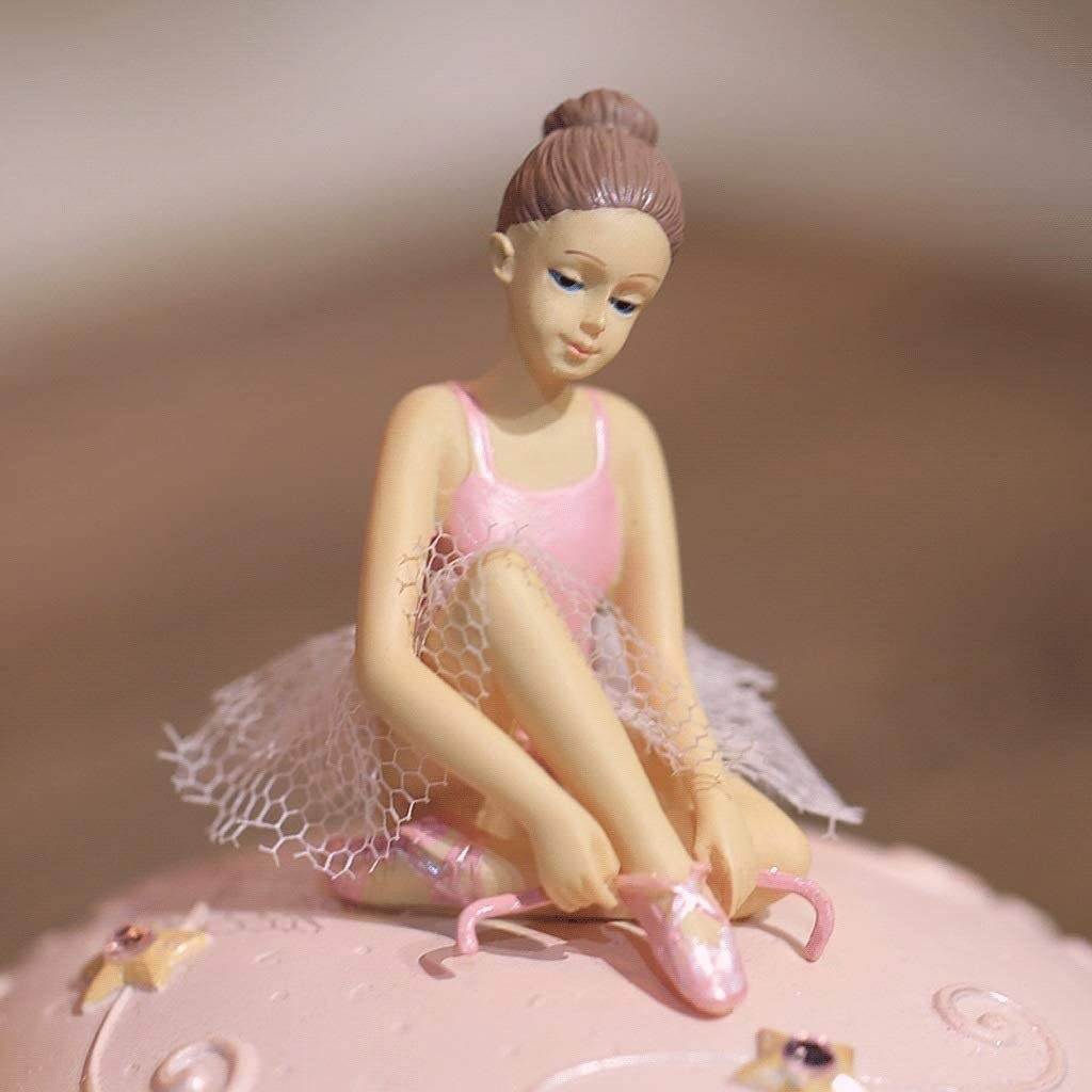 Caja Musical Personalizada Joyero Musical para niña con cajones Joyero Musical de Bailarina Diseño Rosa Regalos de cumpleaños. Cajita de Musica