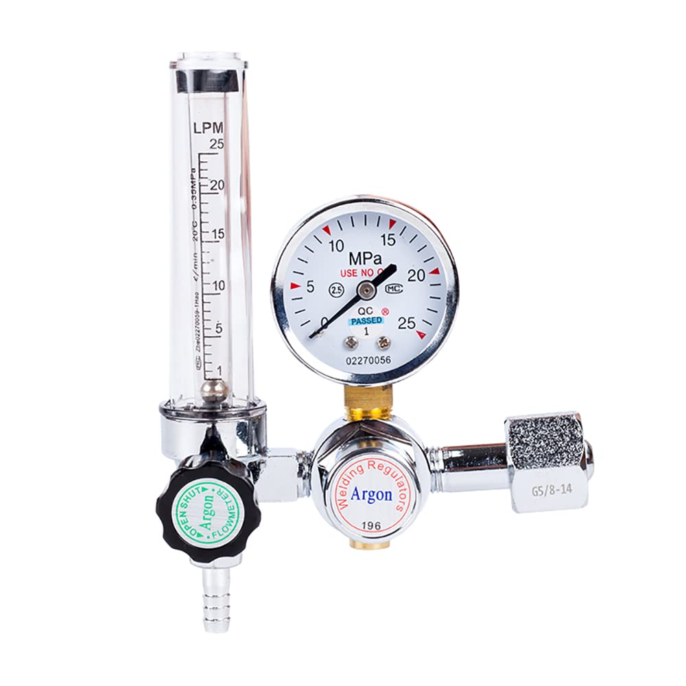 Toplionace OBC-196 Argon miernik ciśnienia Argon Spawacz Spawarka Redukcja ciśnienia Zawór Reduktor gazu Regulator Argon Miernik 25L/MIN G5/8-14