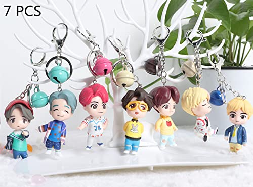 Amazon.co.jp: 7 PCS K-POPアイドルボーイグループフィギュア