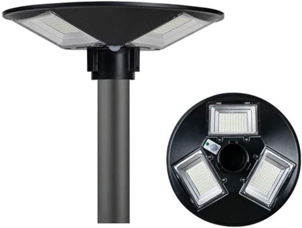 openspaceshop Faro led lampione stradale UFO 150w luce fredda pannello solare telecomando SJ