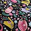 QOOMO Floral Cat Comforter Twin Size,Black Cats Bedding Set for Kids Teens Girls,3Pcs Bedding Set Printed Comforter with 2 Pillowcases,Down Alternative,Soft and Lightweight(Black,Twin Size) #5