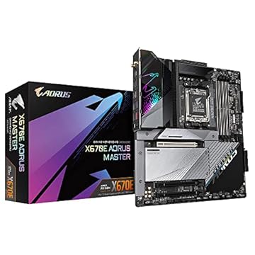 Placa Mãe Gigabyte X670E AORUS MASTER WIFI (AM5/4xDDR5/HDMI/DP/USB 3.2/M.2)