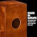 Meinl Percussion Cafe Cajon Box Drum Plus Bag with Snare and Bass Tone for Acoustic Music — Made in Europe — Baltic Birch Wood, Play with Your Hands, 2-Year Warranty (BC1LB) Light Brown