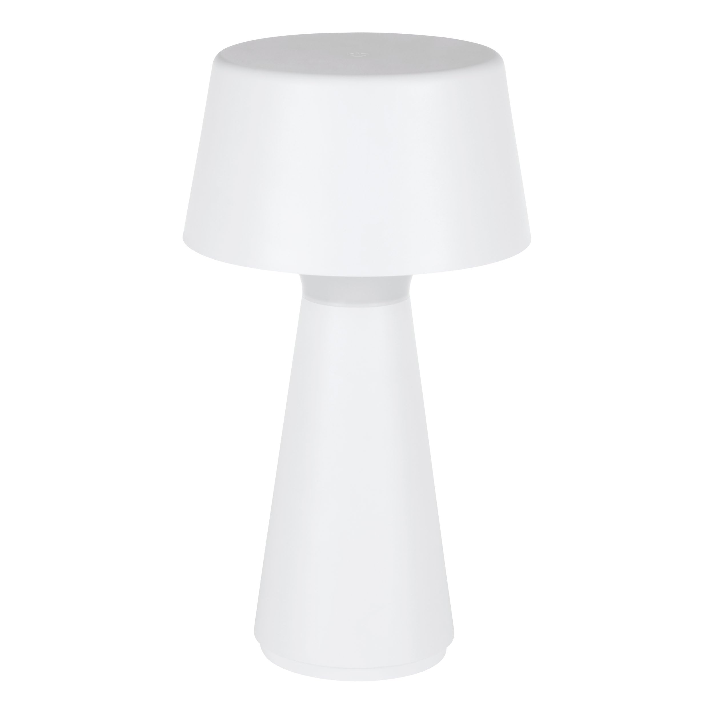 Eglo LED Outdoor Table lamp Scorrano, Rechargeable Bedside lamp Touch dimmable, Cordless Outside Garden Light, Rechargeable via USB, Plastic in White, Warm White-Cold White, IP44