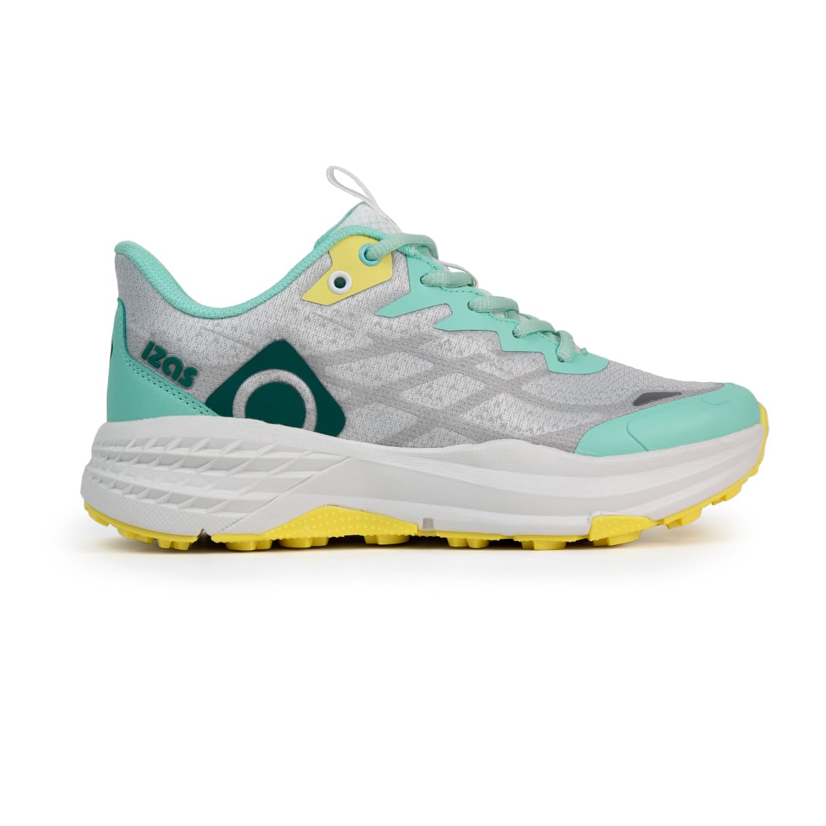 Izas Zapatillas de Trail Running para Mujer - Deportivas con Suela Alta - Cierre de Cordones - Puntera y Talonera Reforzadas - Elásticas, Ligeras y Resistentes - Eagle