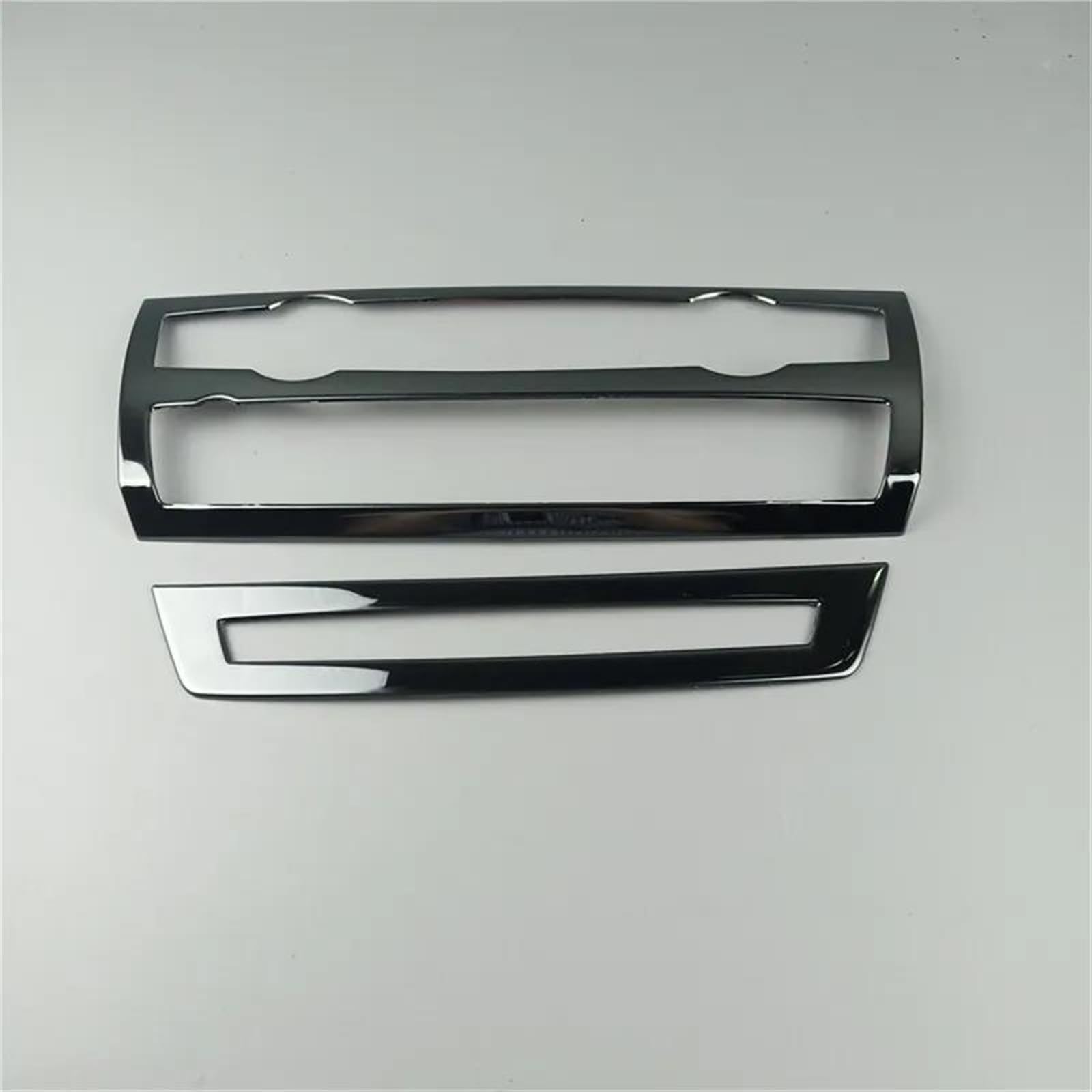 Black Center Console Air Conditioning Volume CD Frame Decoration Cover Trim for X5 E70 X6 E71 2008-2014 Stickers