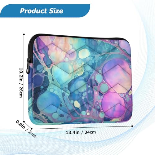 Funda para portátil 13-14 pulgadas impermeable violeta azul miniatura 3