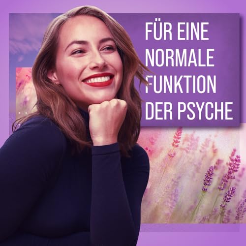 Sanct Bernhard Lavendel Nerven-Kapseln mit Passionsblumen-Extrakt, Lavendelöl, Vitamin B6 und B12, Inhalt 120 Kapseln