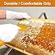Honig Entdeckelungsgabel Imker, Edelstahl Entdeckelungs Gabel, Bienen Gabel Honig Kamm, Scharf und Stark, mit 21 Zinken, mit Gelb Plastik Bequemer Handgriff, Kamm Imkereiausrüstung Zubehör, für Imker