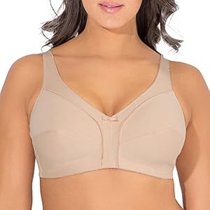 Fruit-of-the-Loom-Womens-Seamed-Unlined-Wirefree-Bra Fruit of the Loom womens Seamed Soft Cup Wirefree Cotton Bra, Sand Shine, 38C