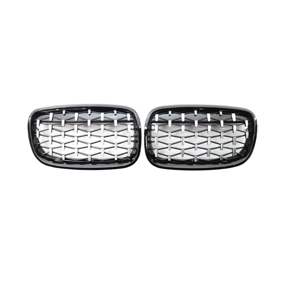 Calandre avant chromée noire en ABS premium pour BMW X5 E70 X6 E71