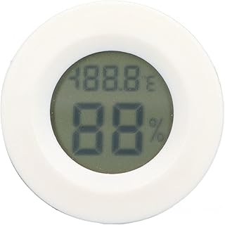 Mini Hygrometer Thermometer,Reptile Thermometer,Humidity Temperature Meter Accurate Mini Digital Thermometer Hygrometer for Reptile Box Aquaculture Home