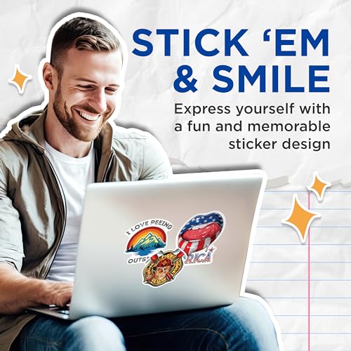 Image of (2 Pack) I Love Peeing Outside Bumper Sticker - Funny Camper Outdoorsman Adventurer Hiker Camping - 5 Inches On Longest Side - Premium Vinyl - Made in USA BMCS0283
