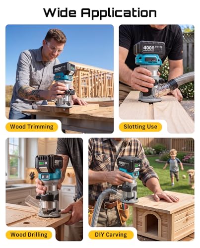 SEESII Cordless Wood Router