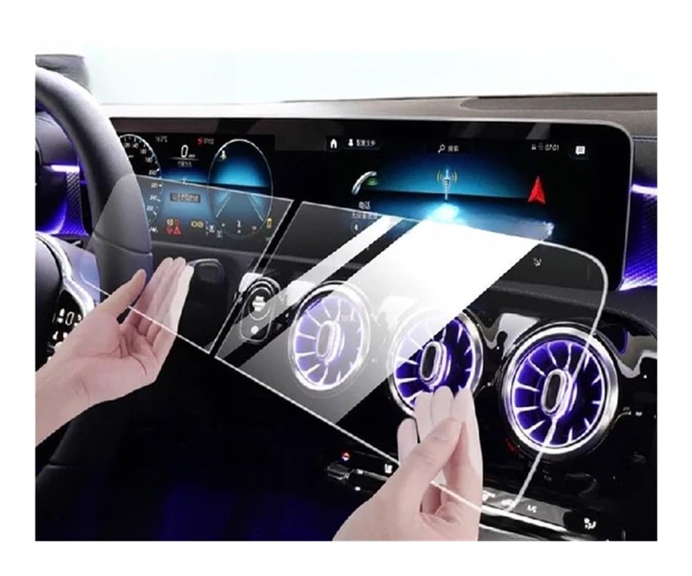 Verre Trempé Film De Protection Benz GLE GLS W167 X167 2020-2023 Écran Navigation Voiture