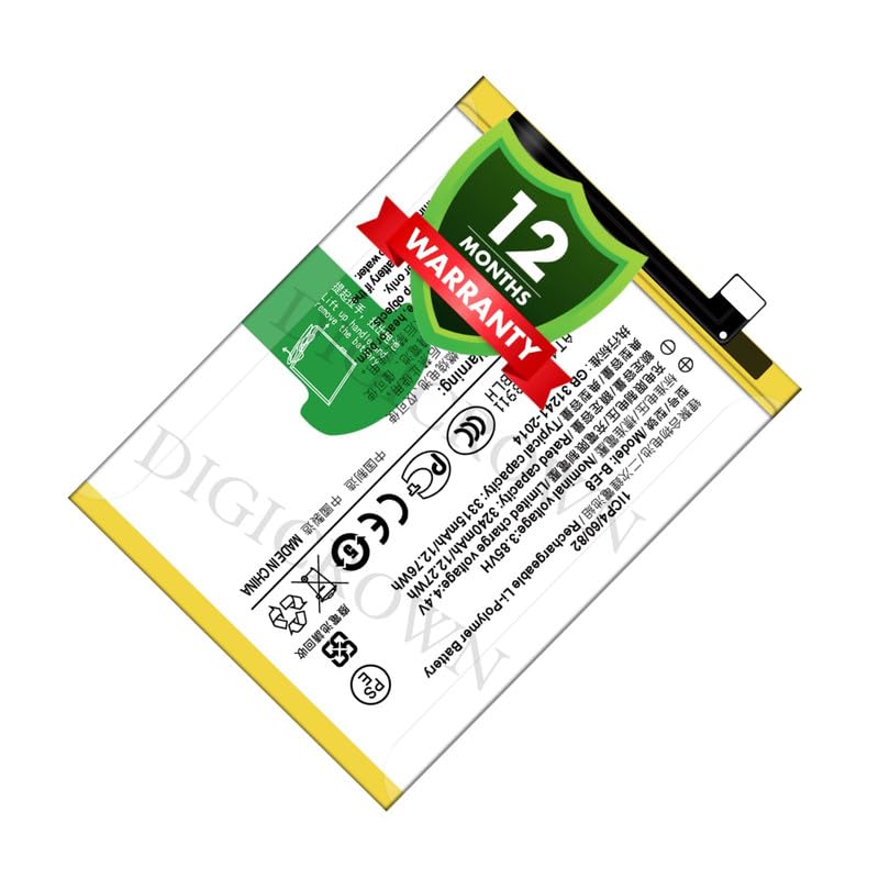 Image of Original B-E8 Battery Compatible with Vivo V11 | Vivo V11i | Vivo Y97 (V1813A, V1813T) - (3315.mAh) - 1 Year Warranty