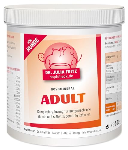 napfcheck Novomineral Adult - für ausgewachsene Hunde - 500 g