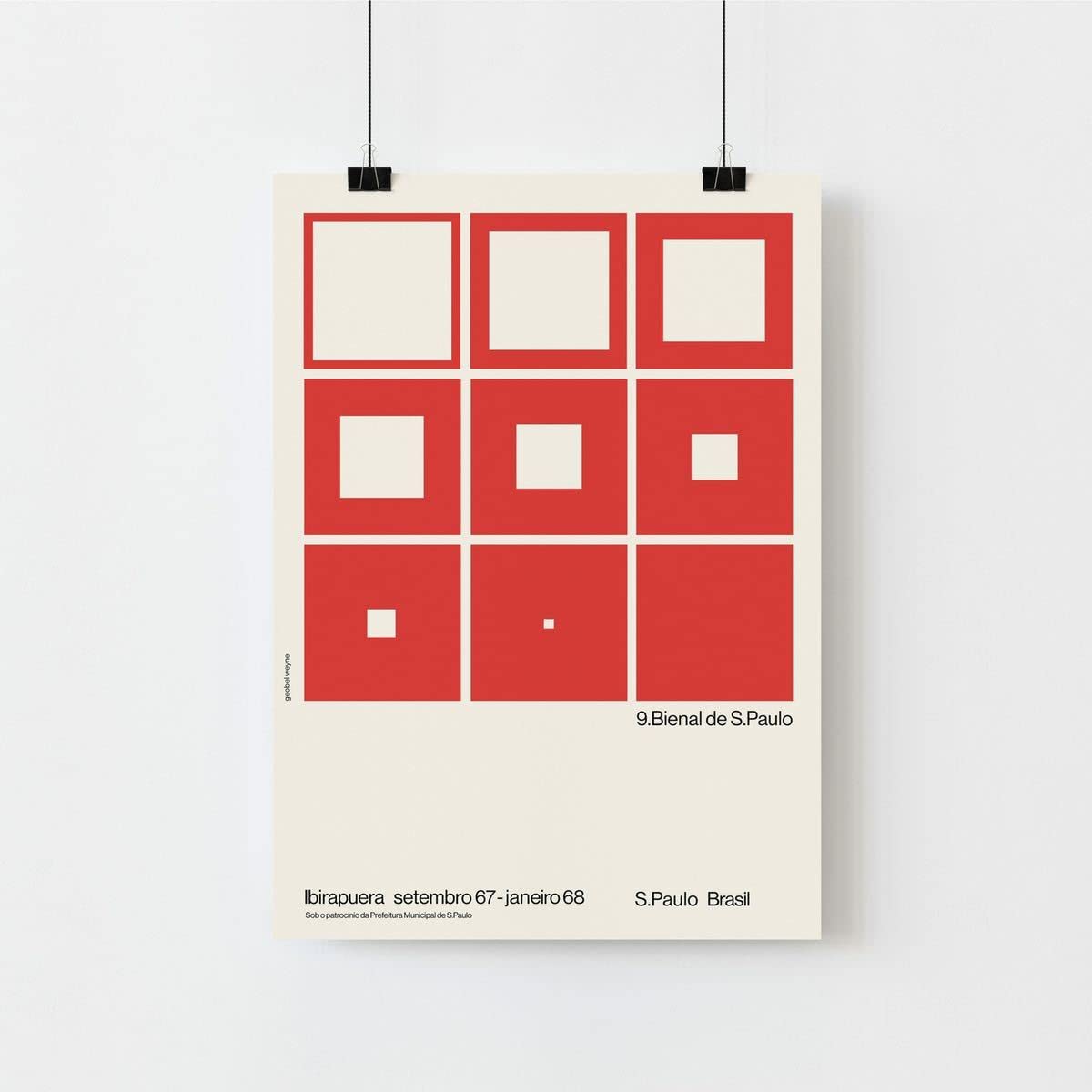 アートポスター：85六方石（ろっぽうせき）とボタン