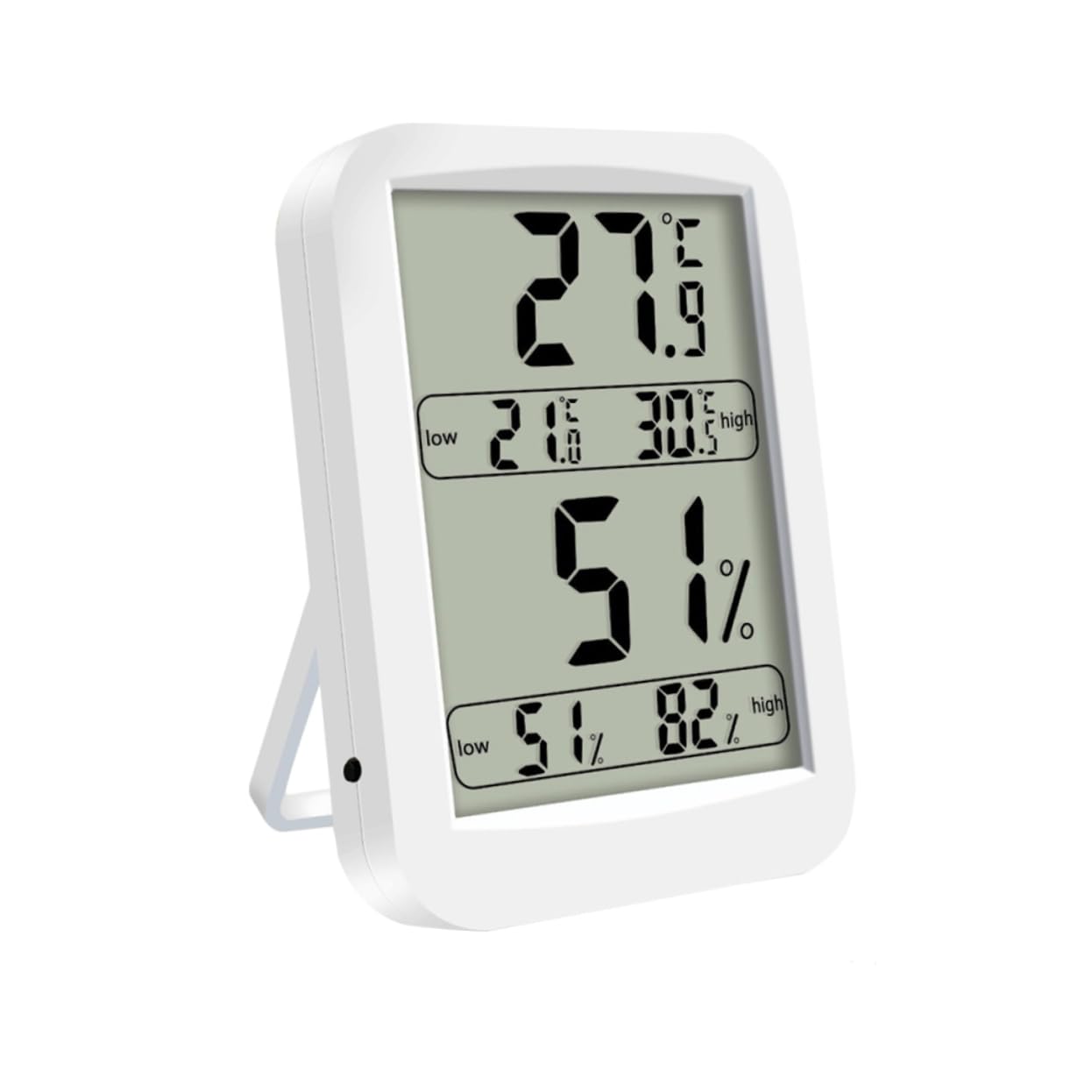 Hygromètre D'intérieur Numérique Grand Écran Abs, Haute Stabilité | Thermometre Interieur Digital, Mesure de L'humidité, Maison Chambre Bébé