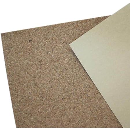 Amazon 粘着コルクシート細目 900mm 600mm 1mm 木材 コルクシート コルク材 建築用コルク材