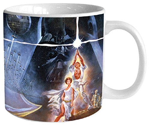 Vandor Star Wars 40th Anniversary 20 Ounce Heat Reactive Mug , Black
