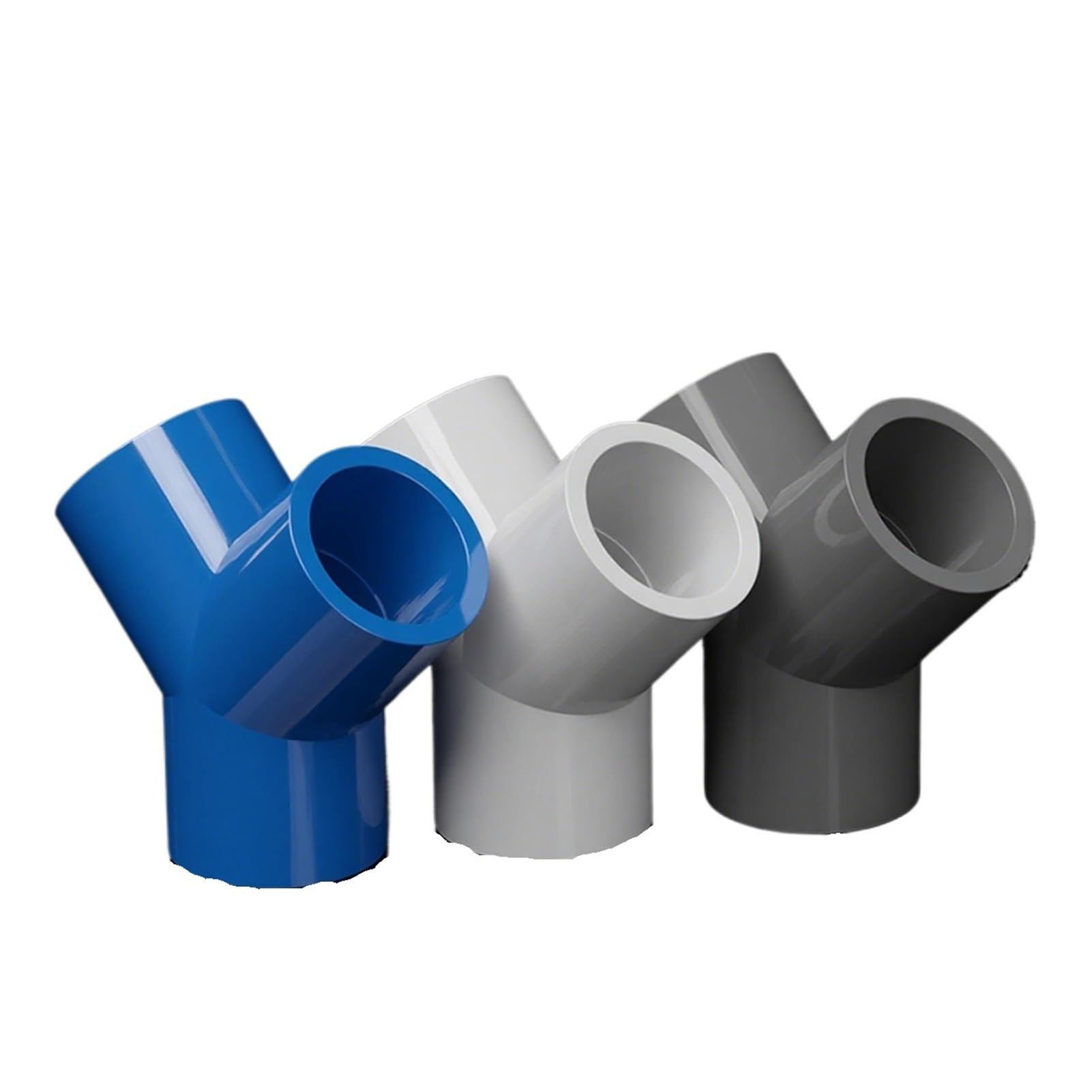 Rohrverbinder Gleich T-Stücke Wasserarmaturen Adapter(32mm,White,5Pcs)