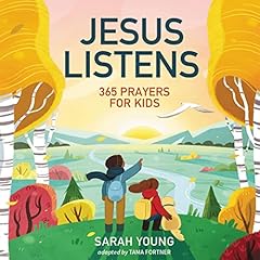 Jesus Listens: 365 Prayers for Kids Audiolibro Por Sarah Young arte de portada