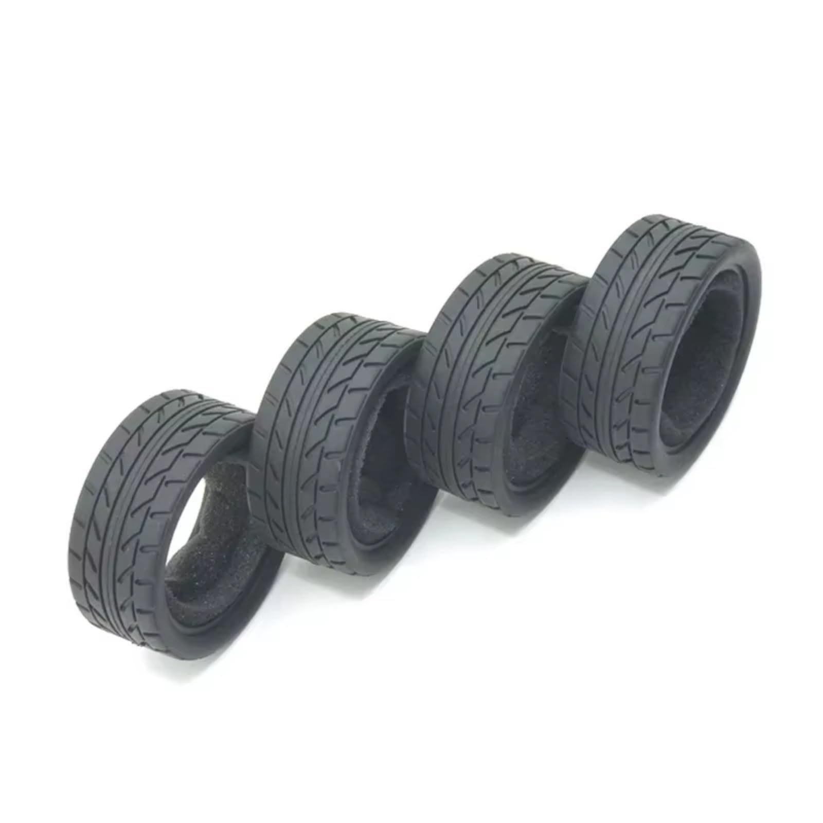 Części zamienne do Sakura do Traxxas dla HSP dla Tamiya dla HPI dla Kyosho dla RedCat 1/10 4 sztuki 65mm RC On-Road Drift Touring Gumowe opona do samochodu (czarne)