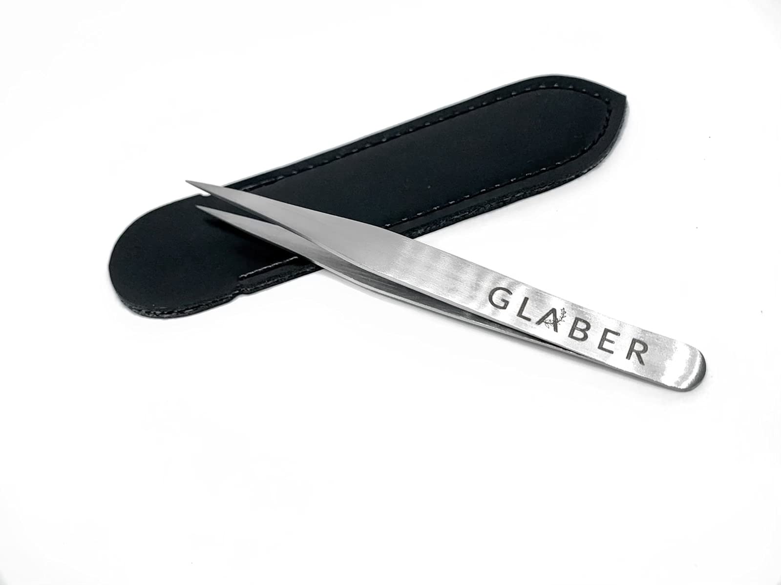 Glaber Ultra Precision Tweezer for Hair Removal, Silver