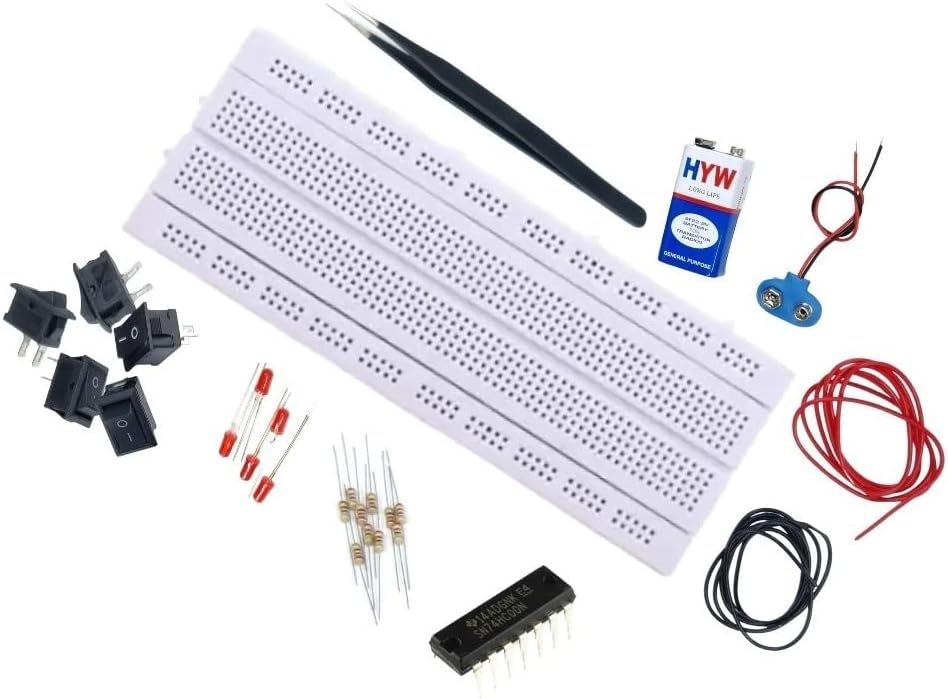 Science Science Project Working Model NAND Gate IC 7400 Logic Gate Science Project Kit Experiment Kit and Gate DIY Science Project Kit