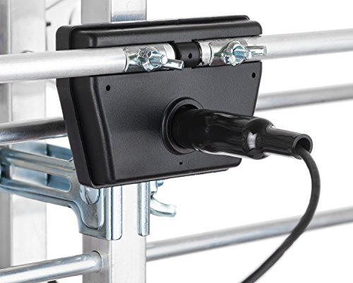 Pbd Outdoor Digital Hd Tv Antenna With High Gain Amplifier 150 Mile Long Range For Uhf/Vhf, Mounting Pole, 40Ft Rg6 Coaxial Cable, Easy Installation #TOP5