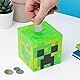 Minecraft Creeper Maze Safe - Offiziell lizenziertes Sparschwein, Labyrinth lösen, um Geld freizuschalten, Sammlerartikel mit dekorativen Aufklebern, Geschenk für Gamer