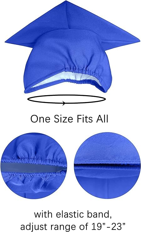 Image of Unisex Matte Graduation Cap and Gown 2026 with Tassel for High School and College Graduation
