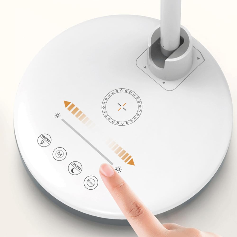 Soffidoccia con Proteziper Gli Occhi, Spettro Completo,Da da Scrivania Wireless Ricaricabile Pieghevole per Bambini,Da da Scrivania per Camera da Letto, Letto, Scrivania,Da da Tavolo, Illuminazidecora