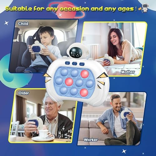 Zonopy Easter Quick Push Game Fidget Toys Pro for Kids Adults, Fidget Game Fast Puzzle Game Machine, Push Bubble Stress Toy, Relief Party Favors, Xmas Easter Gifts for Boys Girls — view 4