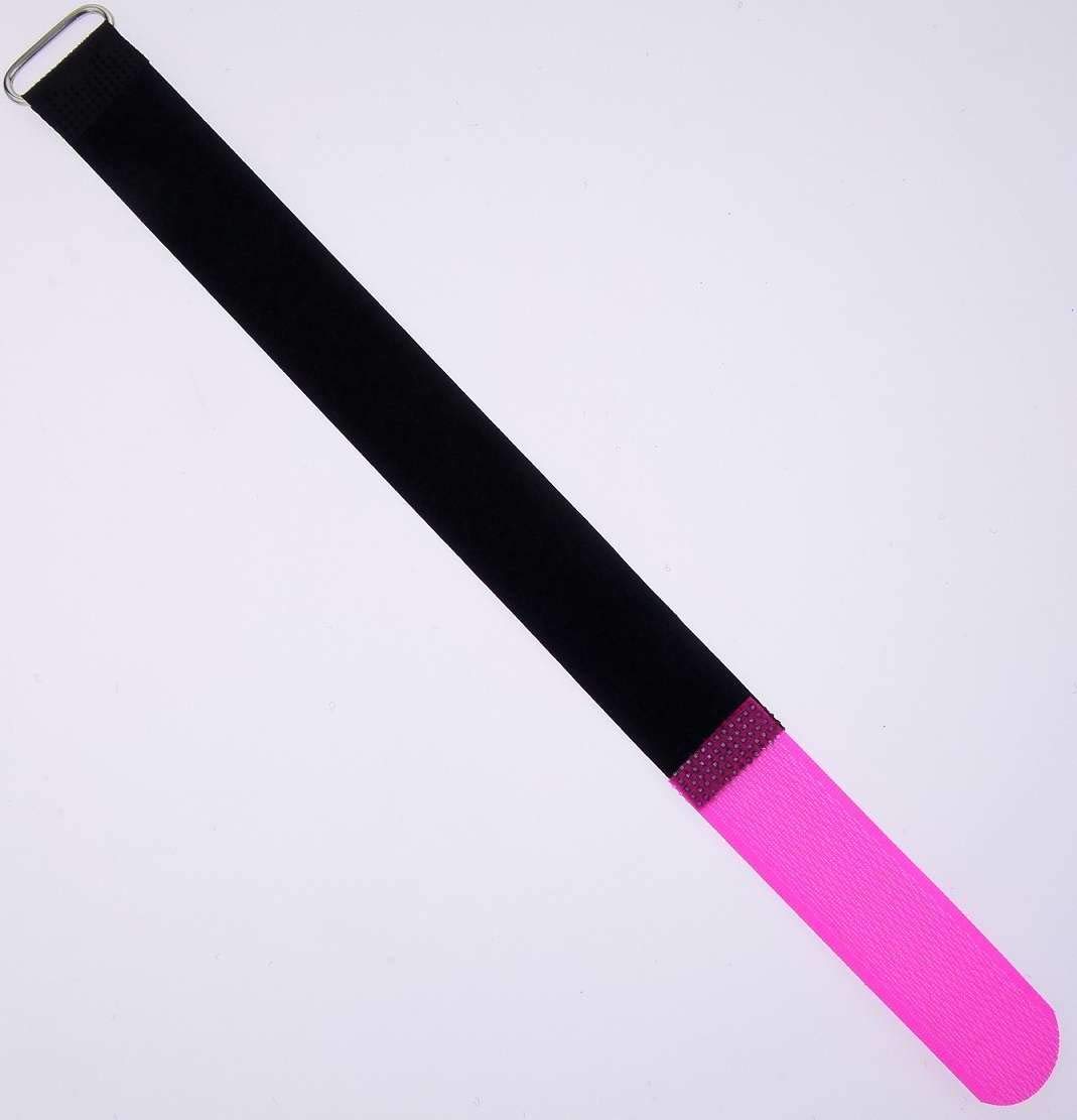 20x Klett-Kabelbinder NEON PINK – 30 Cm Lang, 25 Mm Breit, Wiederverwendbar, Mit Metallöse, Für Kabelmanagement